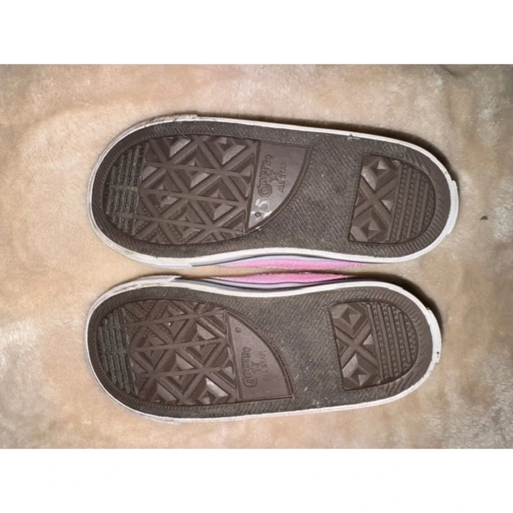 Converse Chuck Taylor All Star Street Pink Ombre Kids Sneakers A04346F Size 9